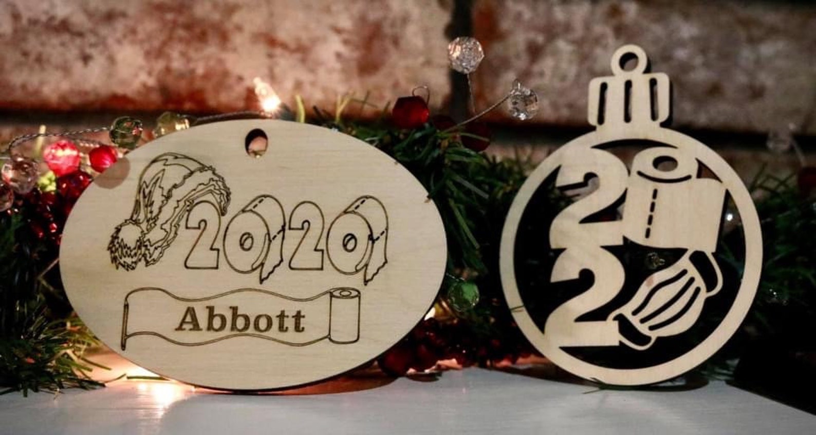 2020 Christmas Tree Ornaments Etsy