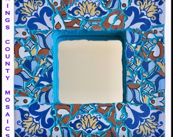 Spanish Revival Mosaic Tile Mirror