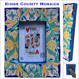 Spanish Revival Tile Picture Frame