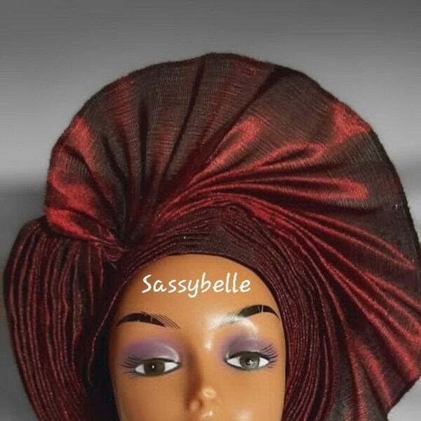 Gele Ready to Wear Wine Color Etsy