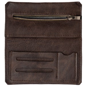 Genuine leather tobacco bag with interchangeable clasp image 3