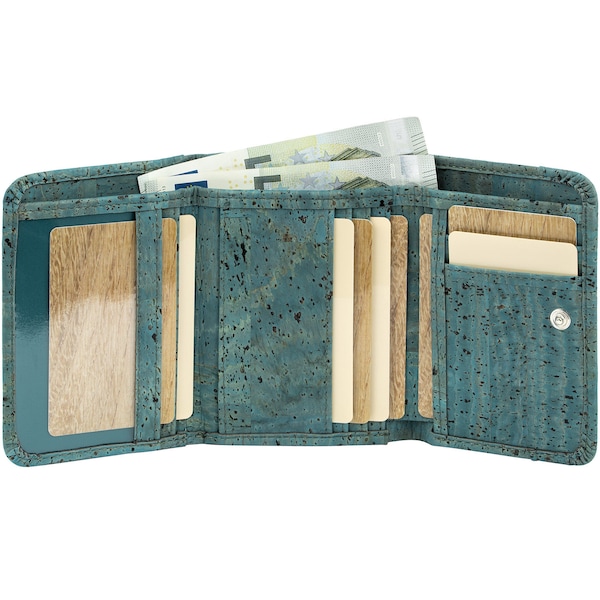 Cork Wallet for Women natural Cork