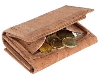 Porte-monnaie pour femmes Porte-monnaie / bourse en liège végétalien