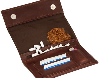 Eco Leather Tobacco Bag with Magnet