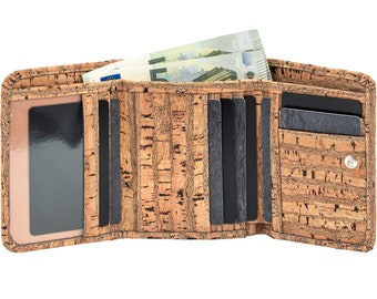 Porte-monnaie pour femmes Porte-monnaie / bourse en liège végétalien