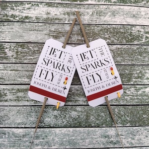 Etiquettes pour scintillants faites SCINTILLER, Matrimonio personalizzato Let Love Sparkle, festa, anniversario di fidanzamento