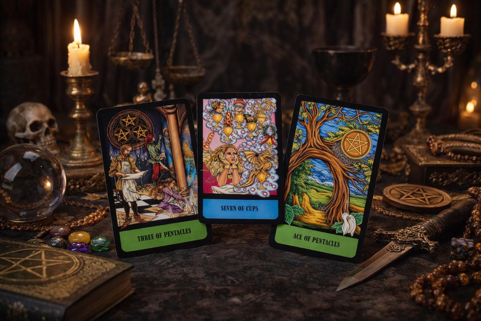Medieval Oracle Mystical Realm Tarot Deck – 77 Card Medieval Historical Era Tarot Cards ...