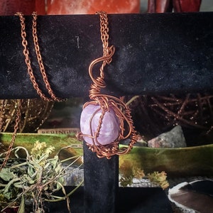 Charoite Stone Brick Necklace -Transformation Stone -Inner Vision & Insight-Cope with Change-Stimulates Unconditional Love -Heals Karma
