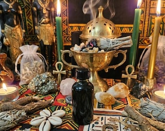 7 African Powers rituele olie - 7 goddelijke krachten - wegopener - succes - bescherming - gunst - dominantie - overvloed - goddelijk evenwicht