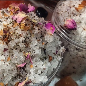 Friendship & Success Attracting Dead Sea Salt Body Scrub -All Natural Powerful Herbs and Rich Oils-21 Minerals -Attract and Soften Skin 12oz