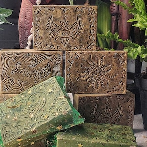 Abundance & Prosperity Attraction Body Soap -Powerful Herbs and Roots,Organic Flowers,Fruits, Rich Oils,Natural Stone -Vibrations to Attract