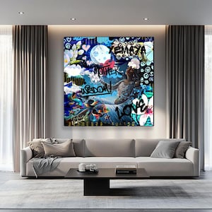 Yemaya Canvas Art | African Goddess Orisha Wall Decor | Spiritual Artwork - Divine Feminine Artwork - Spiritual Goddess Canvas -Orisha Decor