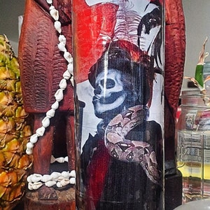 Papa Legba 7 Day Candle With Offering- Remove Obstacles - Open Opportunities - Protect Home