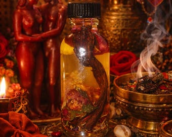 Fire Of Love Oil - Invokes Sexual Passion, Love & Intimacy in Relationship - Alluring - Obsession Spell Oil - Attraction Oil -
