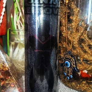 7 Day Protection Conjure Spell Candle With Powerful Herbs-Remove Evil-Repel Negativity-Banish Negative People From Life-Protection-