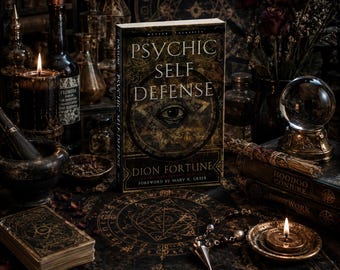 Psychic Self Defense Book | Psychic Protection Book | Occult Books | Spiritual Warfare Book | Energy Protection Book | Paranormal Defense
