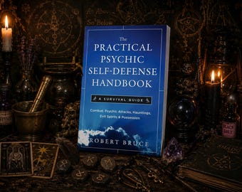 Practical Psychic Self Defense Handbook Book | Psychic Protection Book | Spiritual Warfare Book | Energy Protection Book | Occult Books