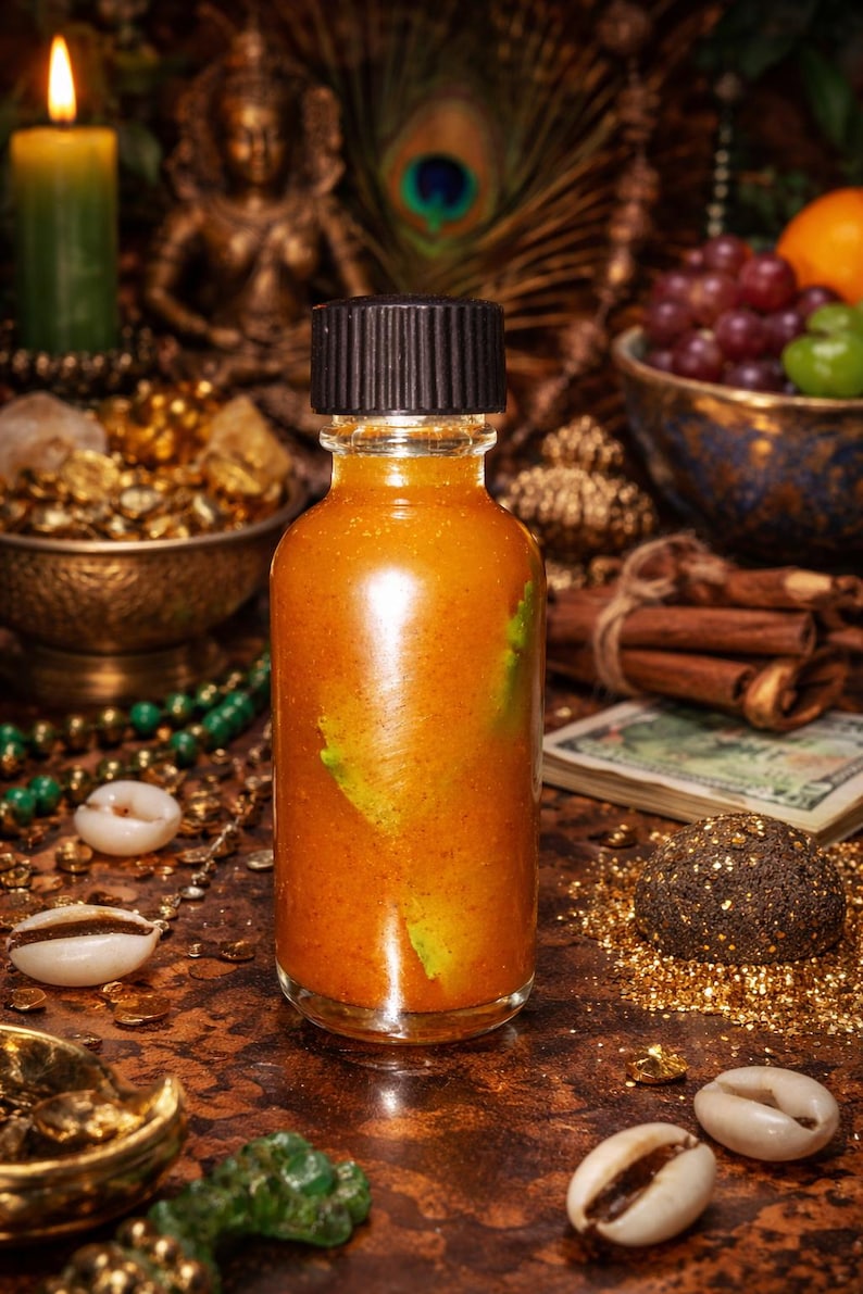 Remove Money Obstacles - Increase Cash Flow in All Areas - Bring in Great Riches and Prosperity - Voodoo Oil image 1