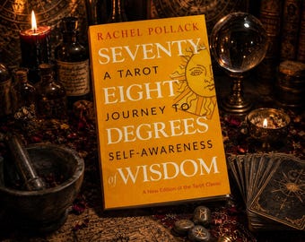 Seventy-Eight Degrees of Wisdom Book | Rachel Pollack Tarot Book | Tarot Learning Book | Tarot Symbolism Book | Beginner to Advanced Tarot