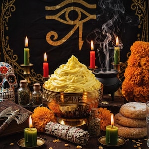 Benevolent Spirit Body Butter -Stimulates Psychic Abilities - Divination - Protection - Wisdom- Wishes-Spirit & Ancestral Calling 12oz