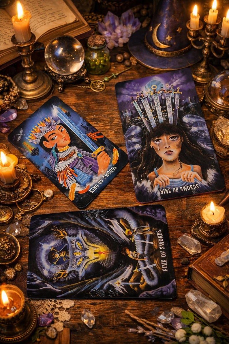 Fairy Tale Enchanted 78 Card Tarot Deck W/ Lepidolite Stone – Magical ...