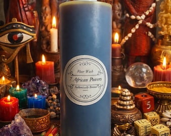Jabón para pisos 7 African Powers de 16 oz: trae amor, éxito, dinero, protección y suerte a tu puerta.