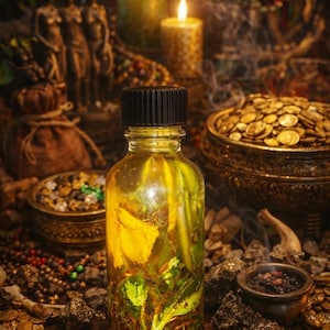 Abundance Oil - Health - Money - Love - Success - Victory - Happiness - Good Fortune  -Abundance In All Things - Hoodoo Money Oils -
