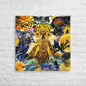 Orisha Goddess Oshun Graffiti Altar Art CanvasOrisha art
Yoruba Orisha art
African spirituality art
Afrocentric wall art
Orisha paintings
Ifa spirituality art
African gods art
Santería artwork
Vodou art
Hoodoo wall decor Mystical graffiti-style painting
Cosmic Orisha goddess art
Vibrant Afro-spiritual decor