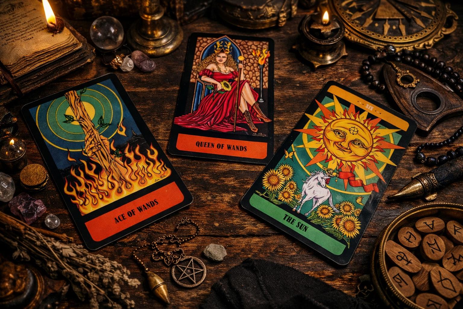 Medieval Oracle Mystical Realm Tarot Deck – 77 Card Medieval Historical Era Tarot Cards ...