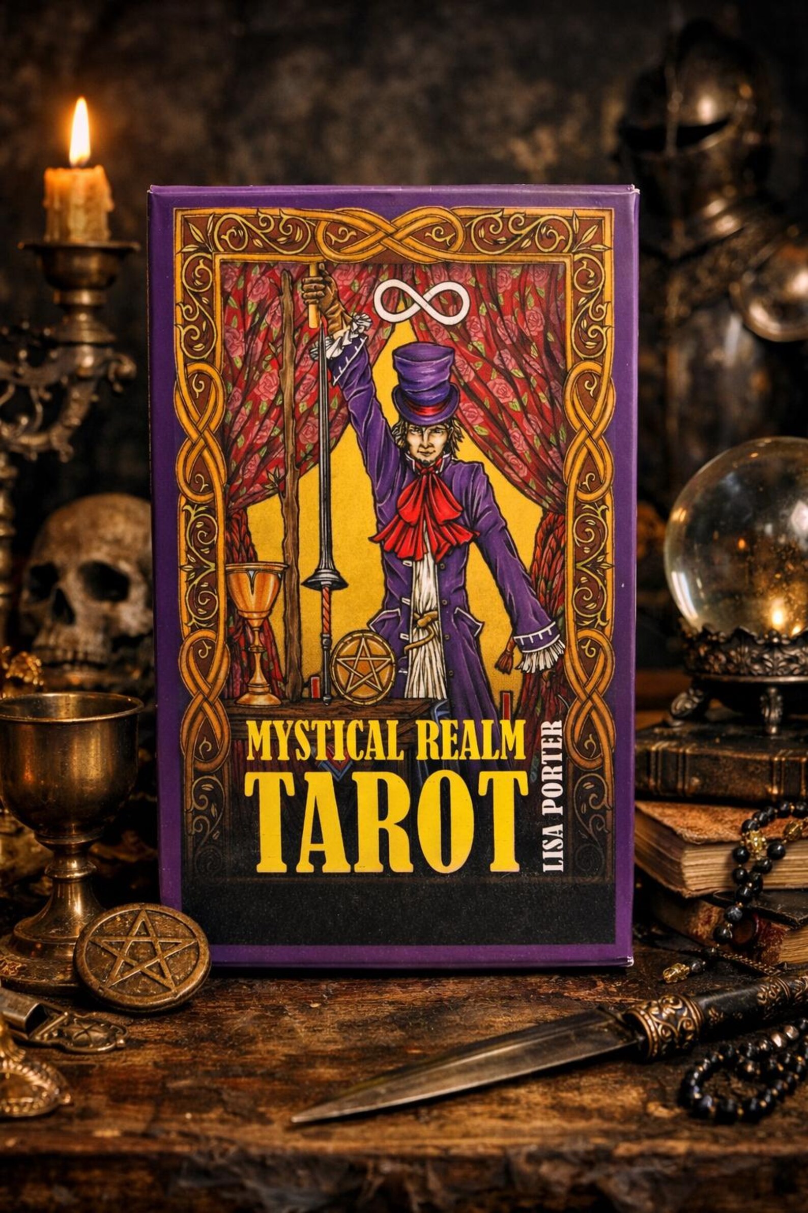 Medieval Oracle Mystical Realm Tarot Deck – 77 Card Medieval Historical Era Tarot Cards ...