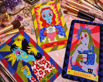 The Gentle Thrills Tarot by Isa Beniston, 78 Card Tarot Deck With