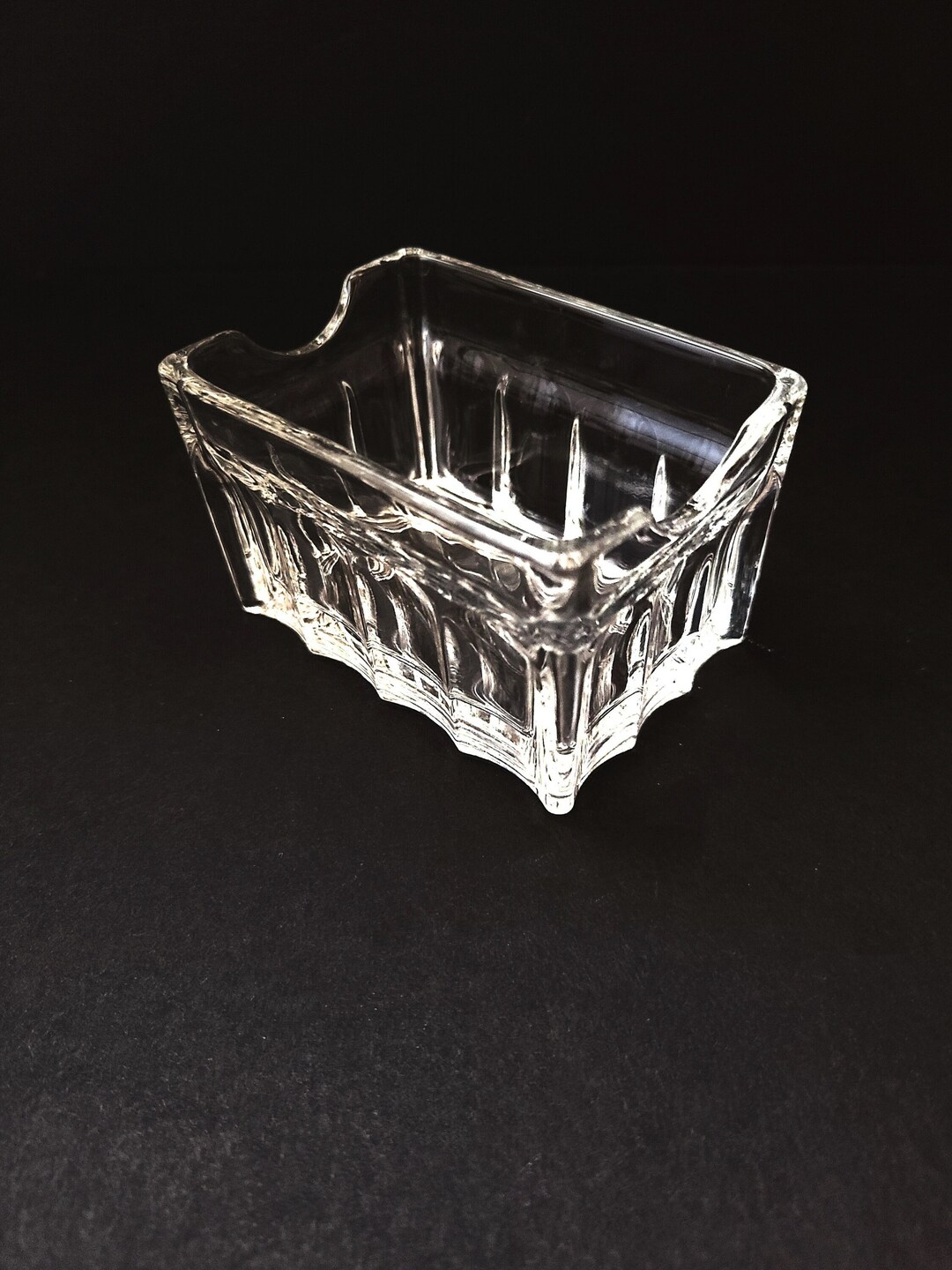 Vintage Glass Rectangular Sugar/condiment Packet Holder - Etsy