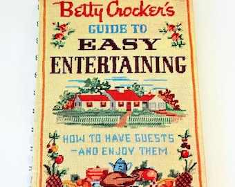 Betty Crocker Easy Entertaining Spiral-Bound Cooking and Entertaining Book, 1959 1st Ed. 2nd Printing