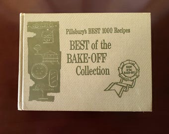 1959 Pillsbury Bake-Off Cookbook, 1000 Recipes, Vintage American Cooking, HC