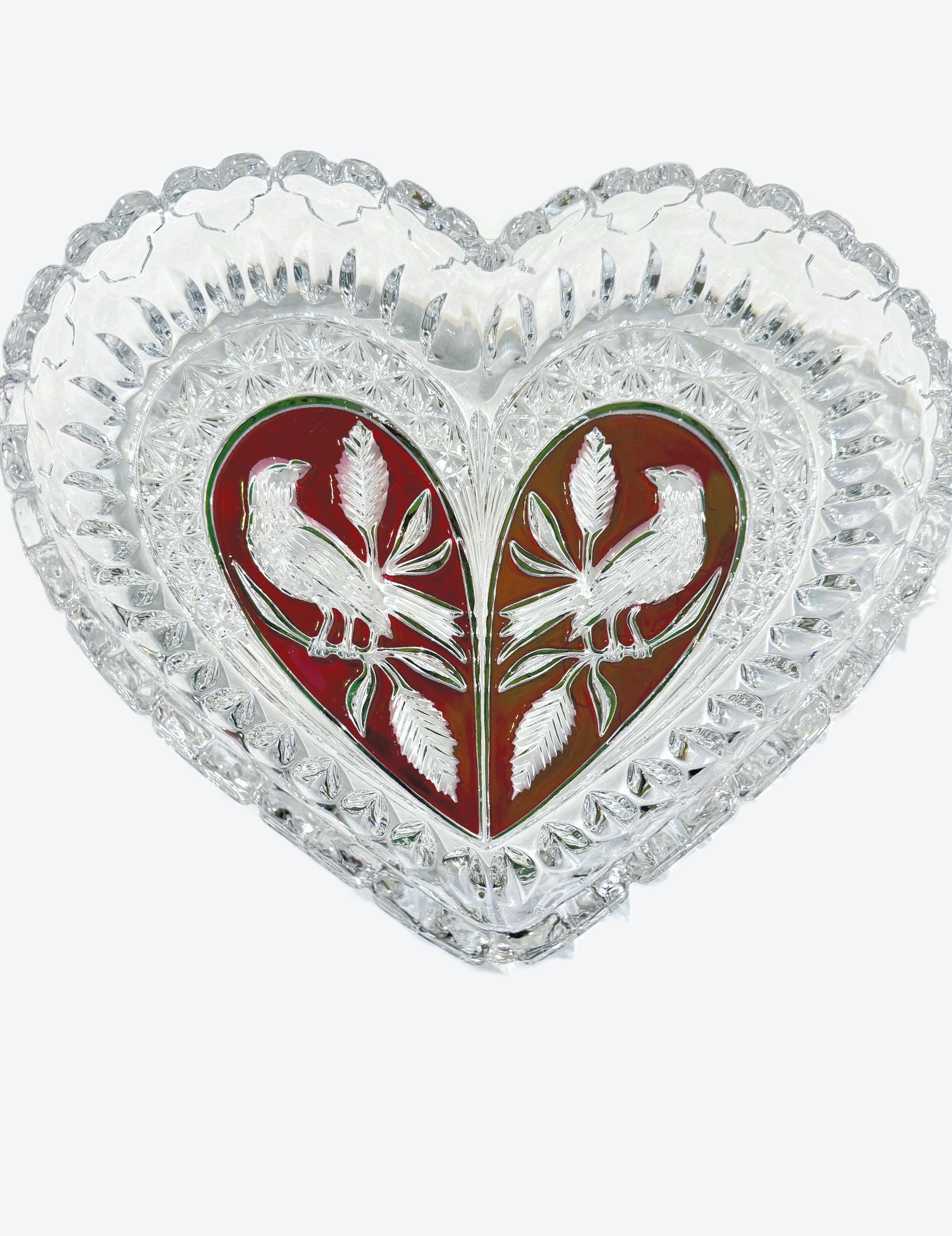 Hofbauer German Red Bird Crystal - Etsy