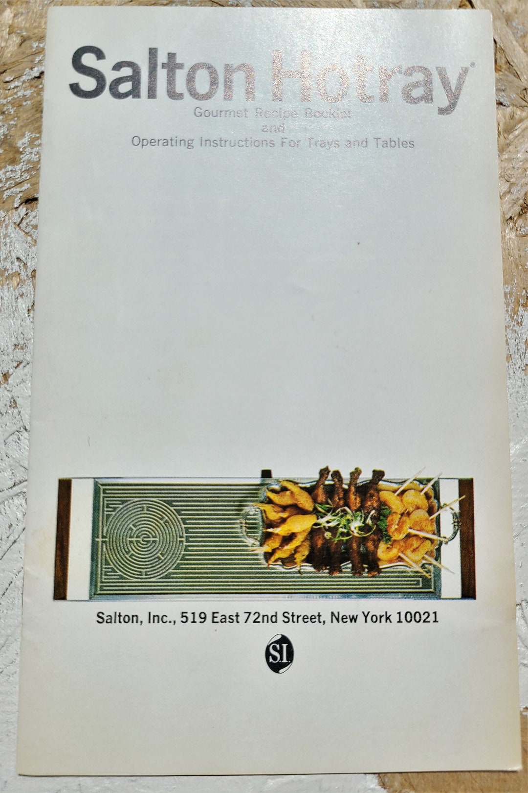 Vintage 1960s Salton Hot Tray Electric Warmer Owner's Manual Etsy