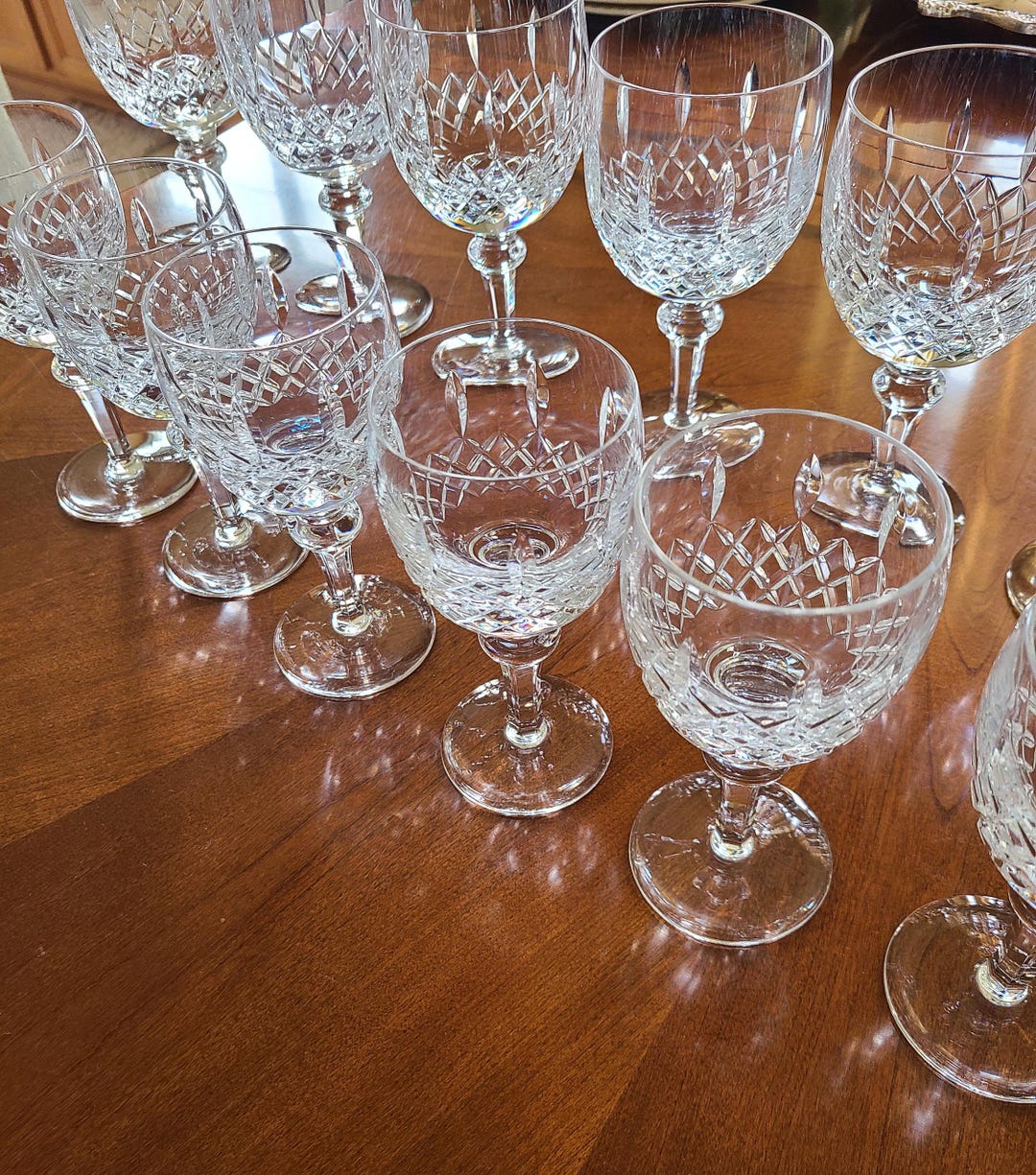 Atlantis Elvas Cut Crystal Water Glasses -you Choose, Portugal 1980 ...