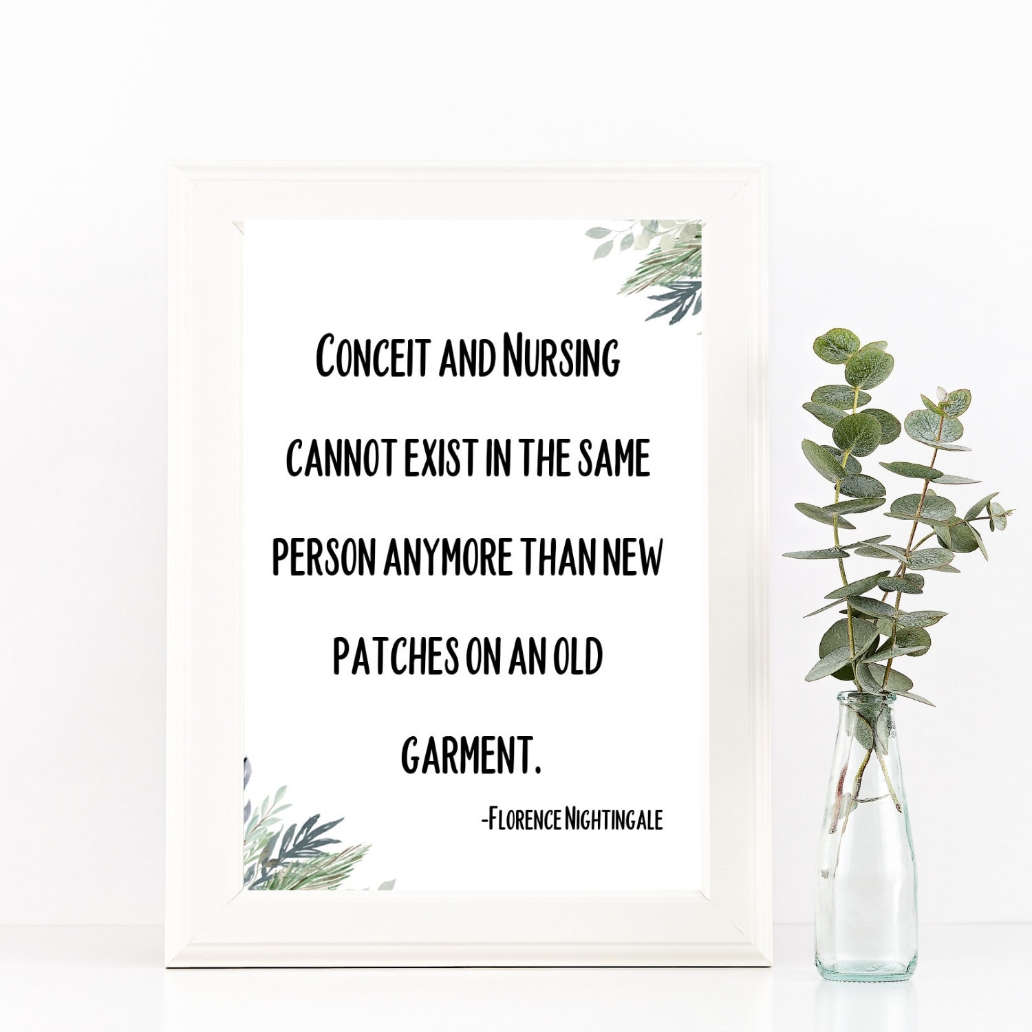 Florence Nightingale Nursing Quote DIGITAL DOWNLOAD - Etsy, image size:1500x1500