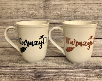 This Crazy Life Coffee Mug | 14oz Coffee Mug | Coffee Cup | Tea Cup | Mug | Porcelain Mug