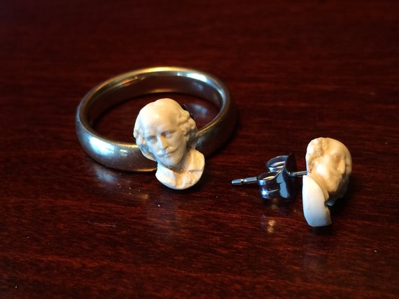 Shakespeare Post Earrings