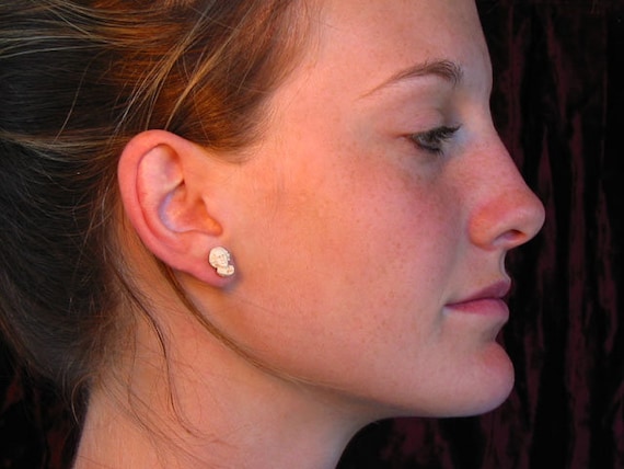 Shakespeare Earrings stud post