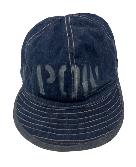 RARE Original 1930s WWII POW Denim Hat 100% Original - Etsy