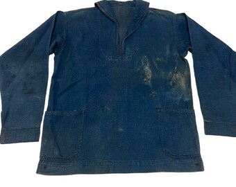 RARE Original WWI USN Denim Shawl 