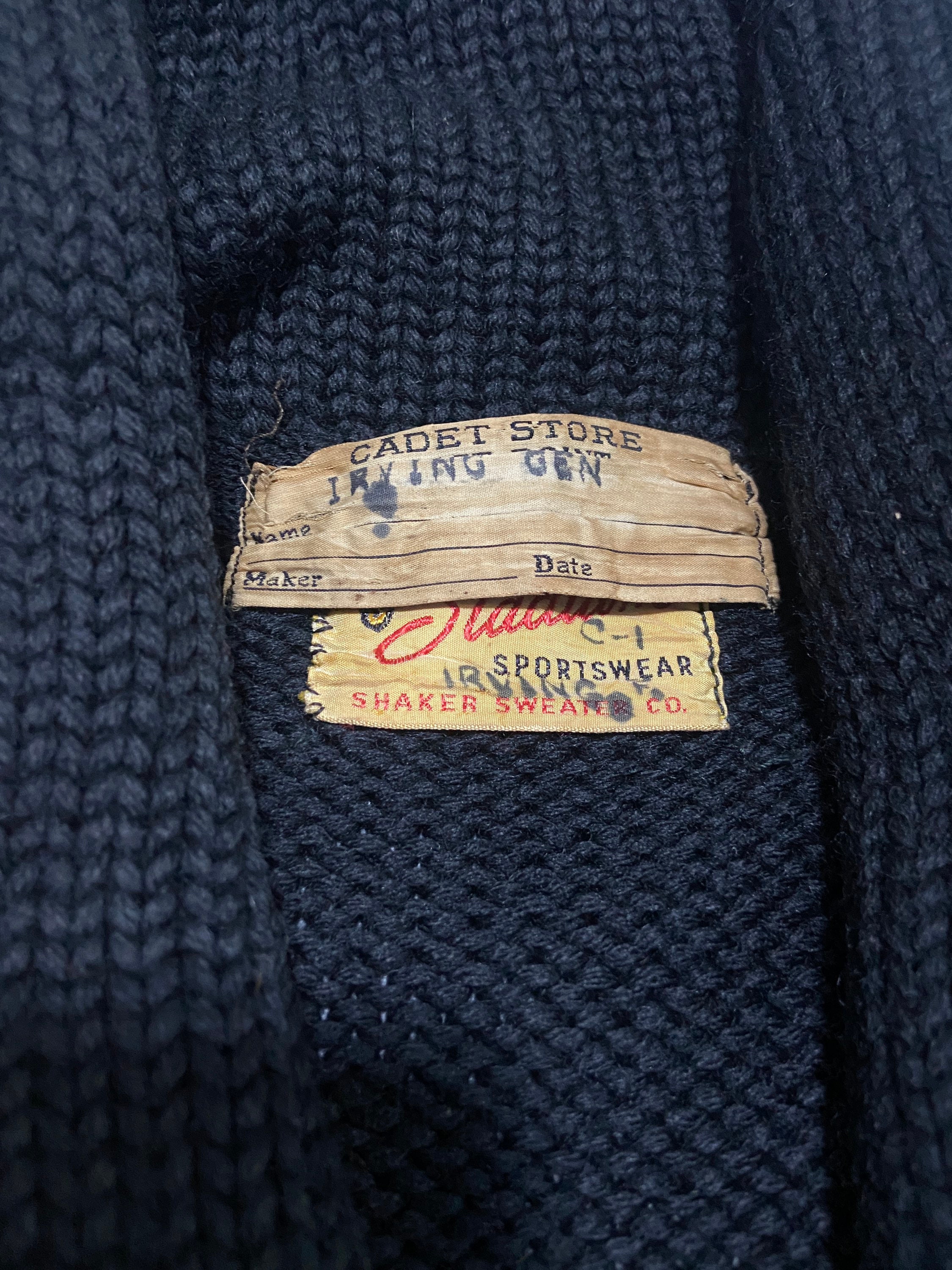 Original Vintage 1930's USMA Cadet West Point SHAWL Collar