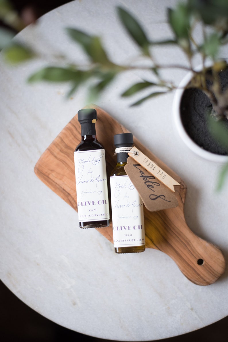 Personalized Mini Olive Oil Wedding Favors 60ml 100ml All Etsy
