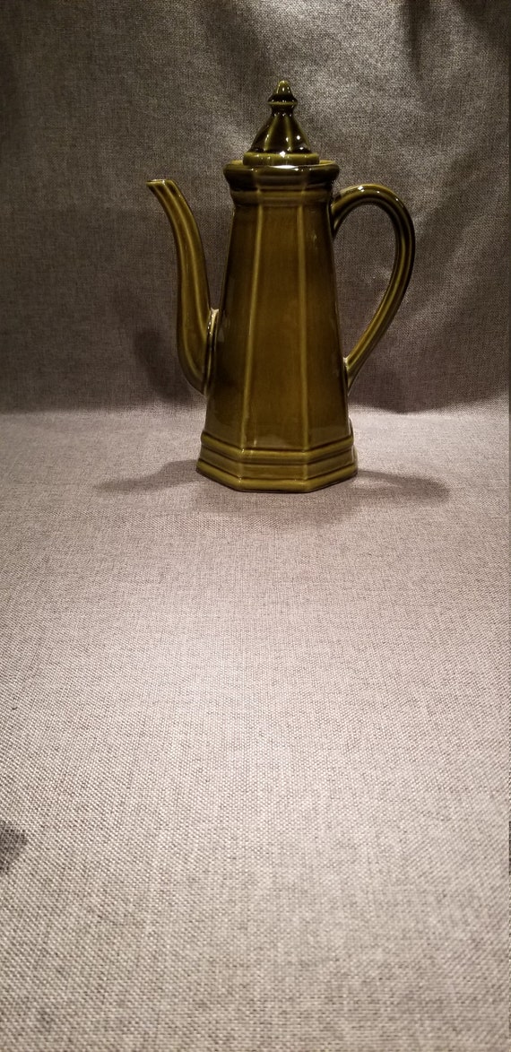 Tall Pfaltzgraff Coffee Pot Heritage Green by Etsy