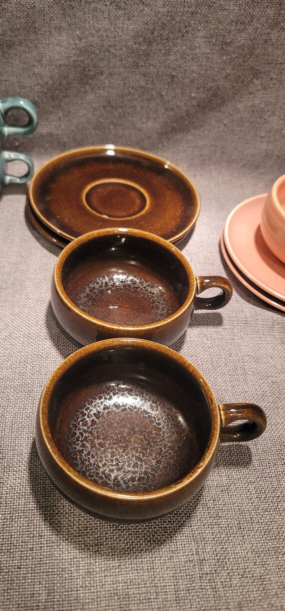 Russell Wright American Modern Various Cups, Saucers and Plates 