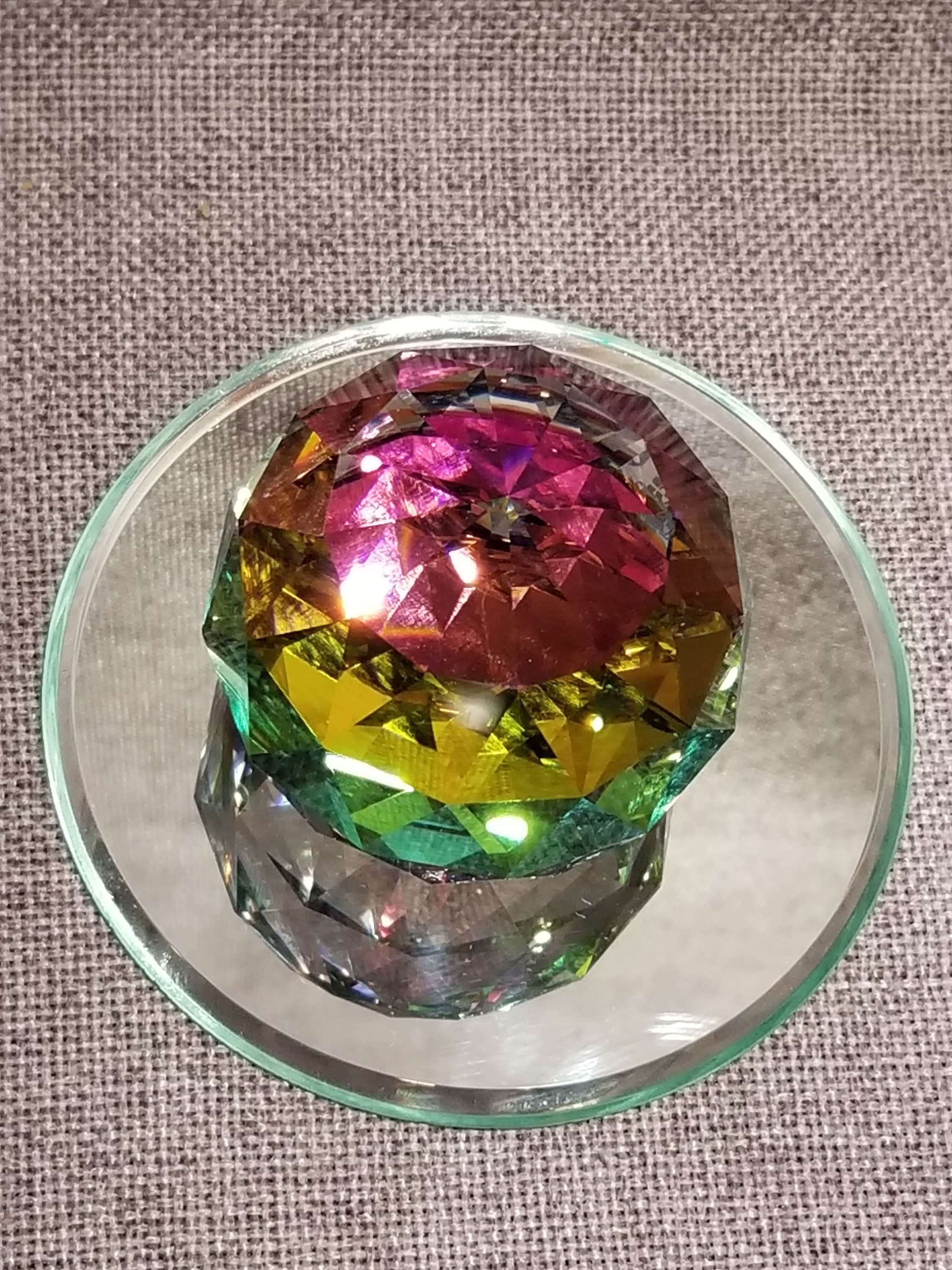 Swarovski Paperweight Vitrail Rainbow With Original Packaging Etsy