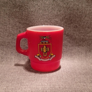 22 oz insulated coffee mug We've Got Spirit Navy & Yellow - 22 oz Travel Mug