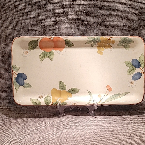 Mikasa Fruit Panorama - Country Classics Rectangular Large Sandwich Platter Plate